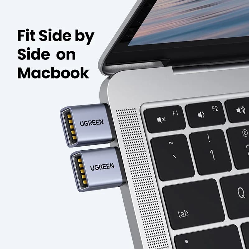 USB-C į USB-A moteriškas OTG adapteris