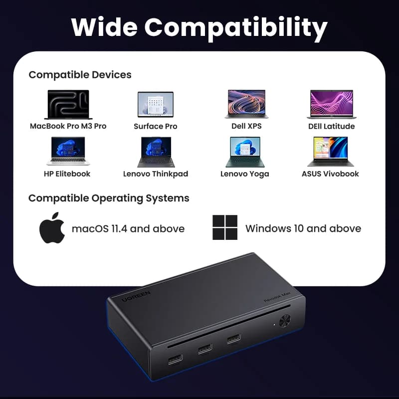 8-in-1 Thunderbolt 4 jungtukas su 8K išvestimi