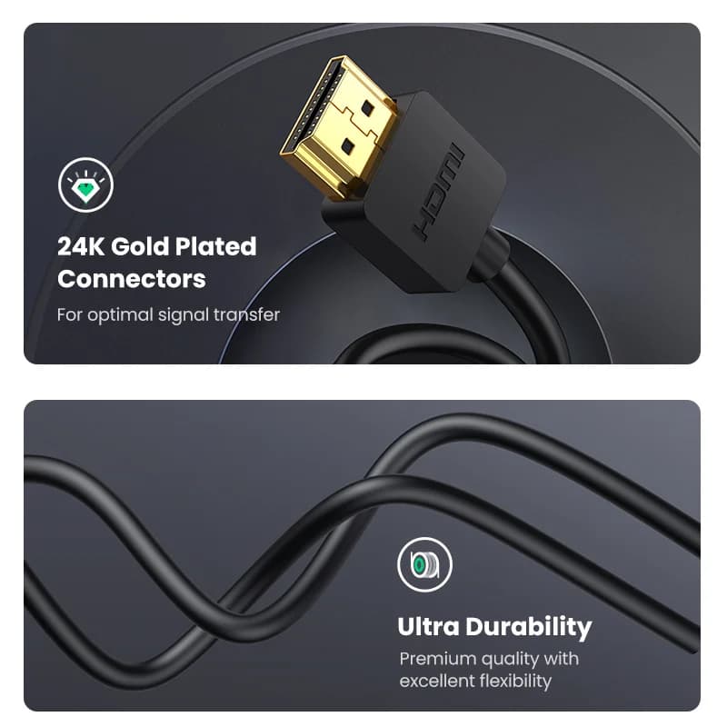 Micro HDMI į HDMI kabelis 4K 60Hz
