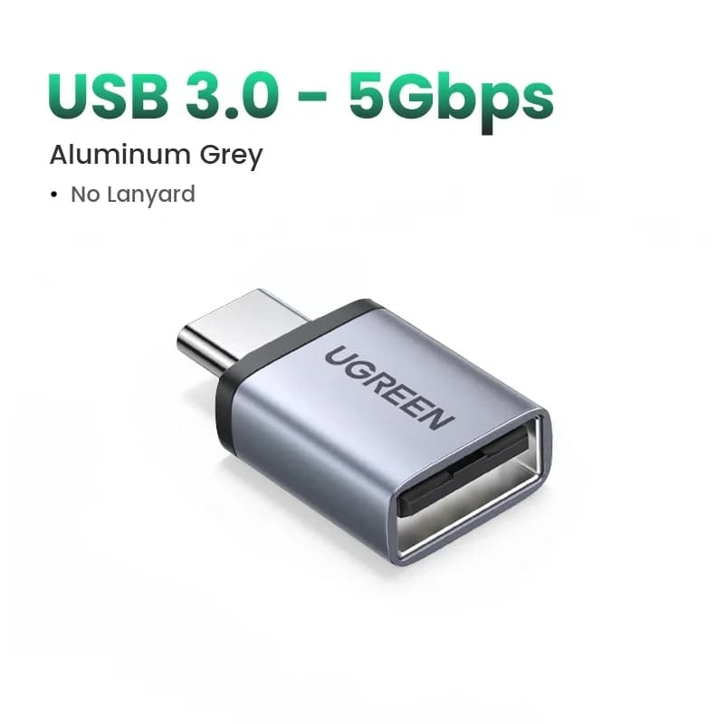 USB-C į USB-A moteriškas OTG adapteris