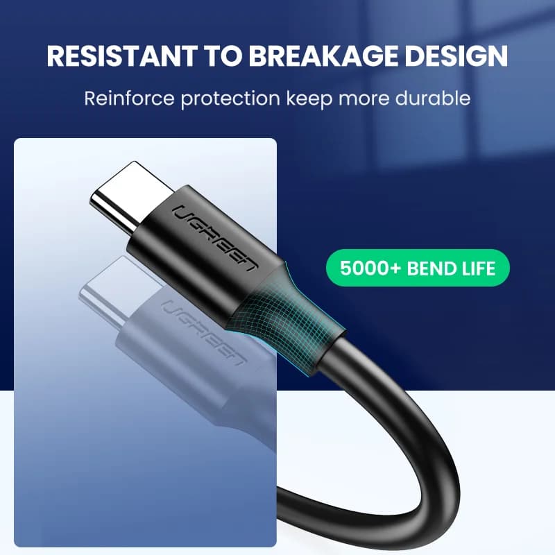 USB-C duomenų laidas, 5Gbps USB 3.0, 3A