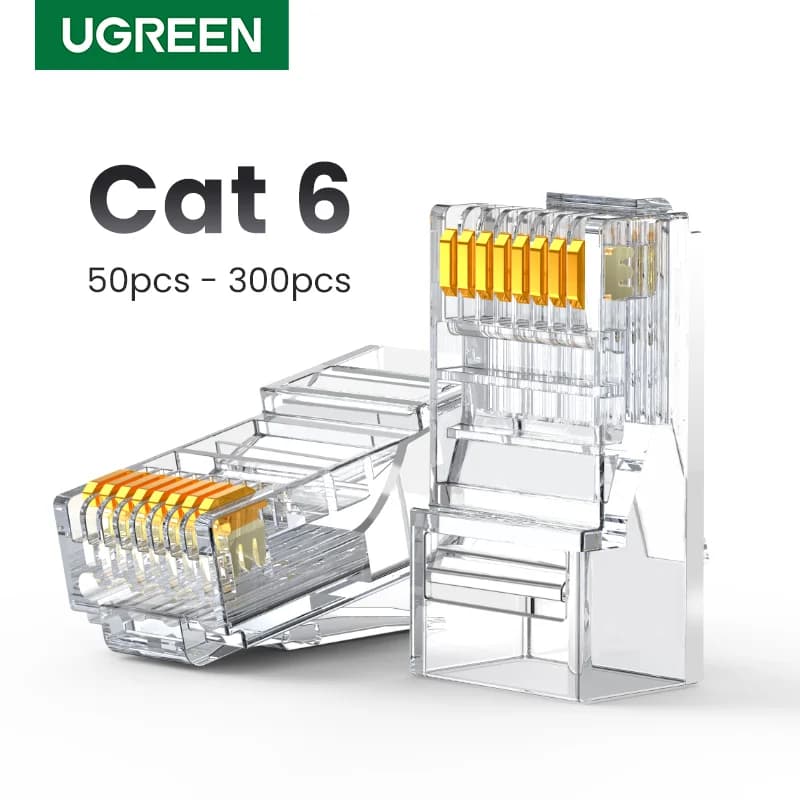 Cat6 RJ45 eternetinio tinklo kabelio jungtys