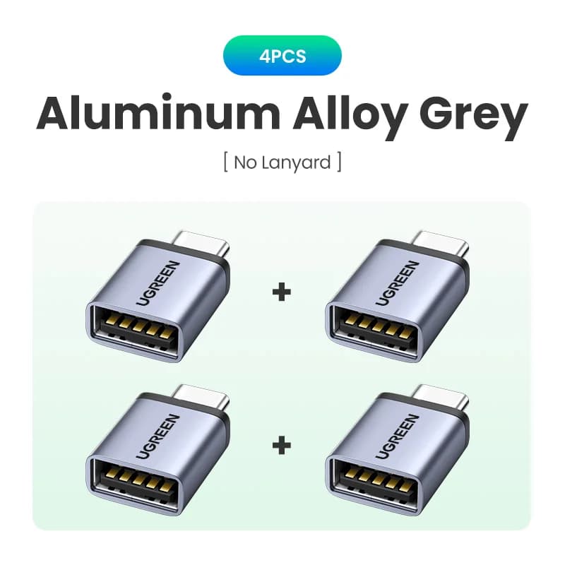 USB-C į USB-A moteriškas OTG adapteris