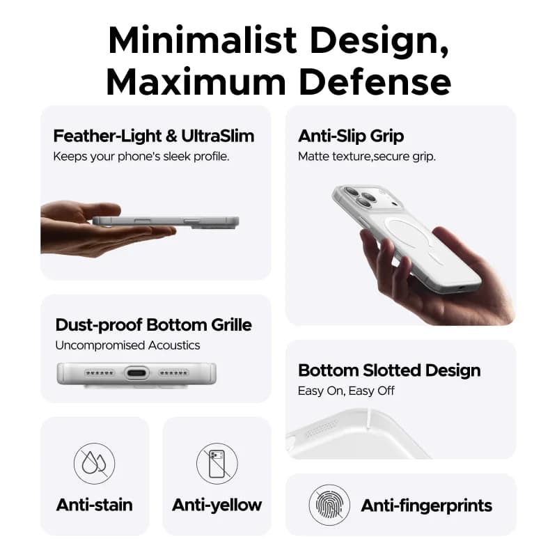 Magnetinis atsparus smūgiams dėklas iPhone Pro Max