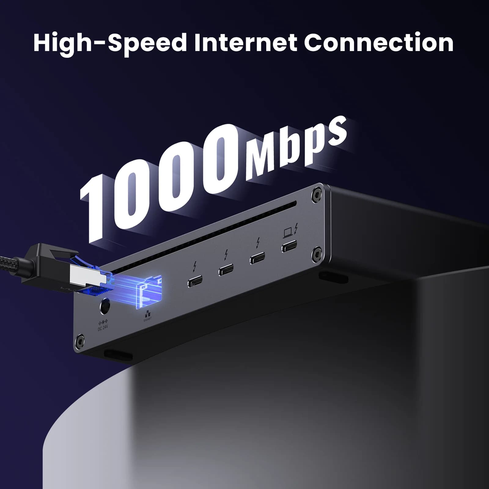 Thunderbolt 4 dokymo stotis 8-in-1 40Gbps