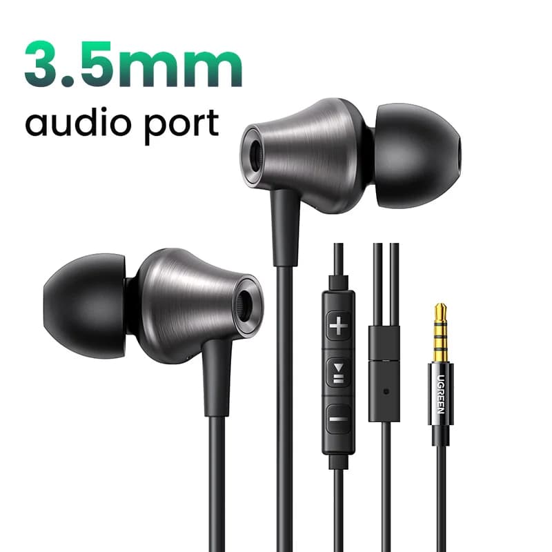 USB-C laipsniški ausinukai su 3,5 mm lizdu ir mikrofonu