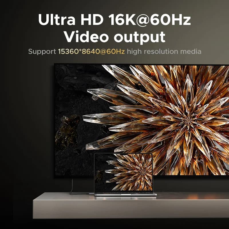 USB4 USB-C kabelis, 240W PD, 80Gbps duomenų perdavimas