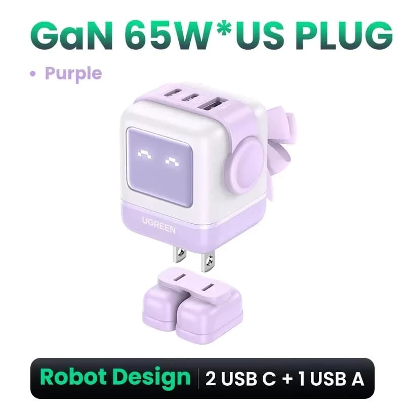 100W GaN USB-C greitis įkroviklis su PPS