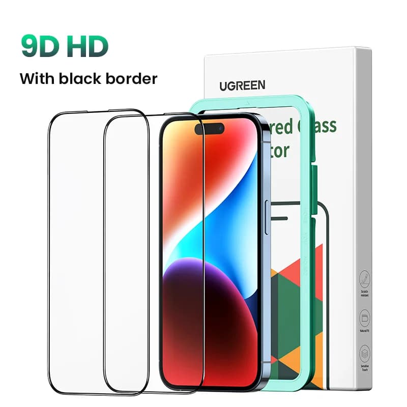 Grūdinto stiklo ekrano apsauga iPhone 16 Plus