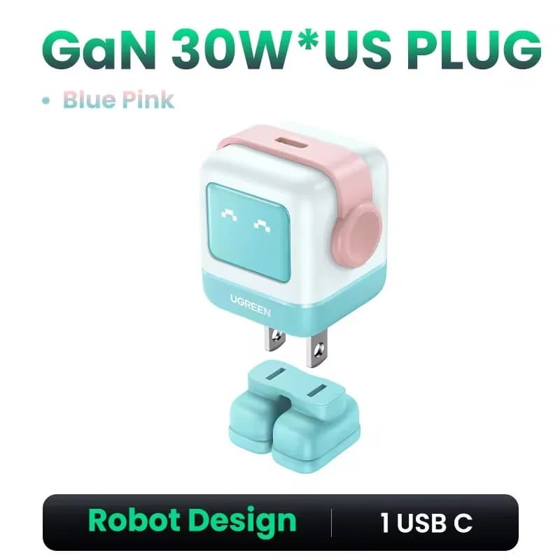 100W GaN USB-C greitis įkroviklis su PPS