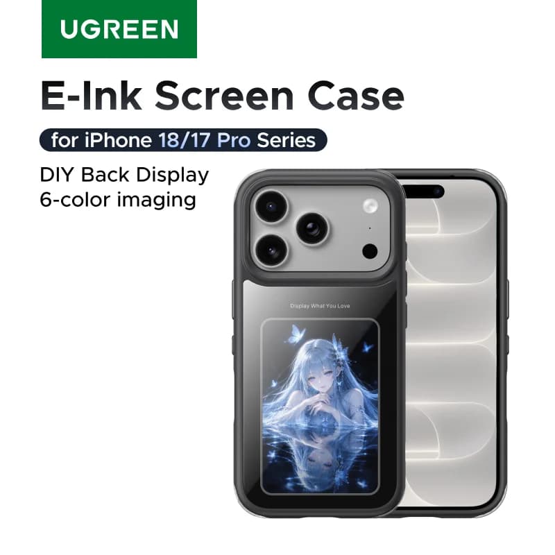 E-Ink ekranas magnetinis dėklas iPhone Pro Max