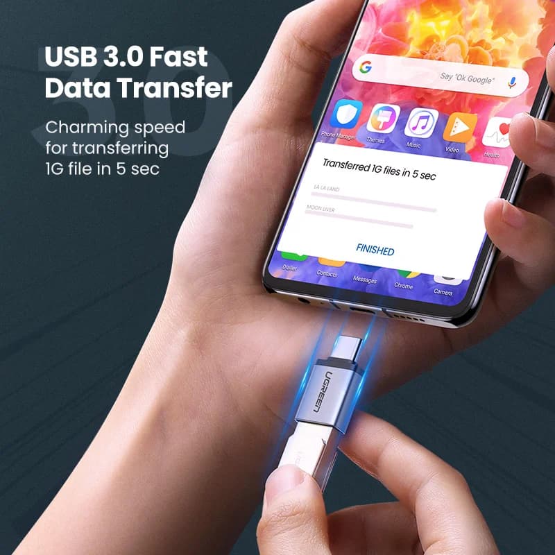 USB-C į USB 3.0 adapteris, Thunderbolt 3 OTG