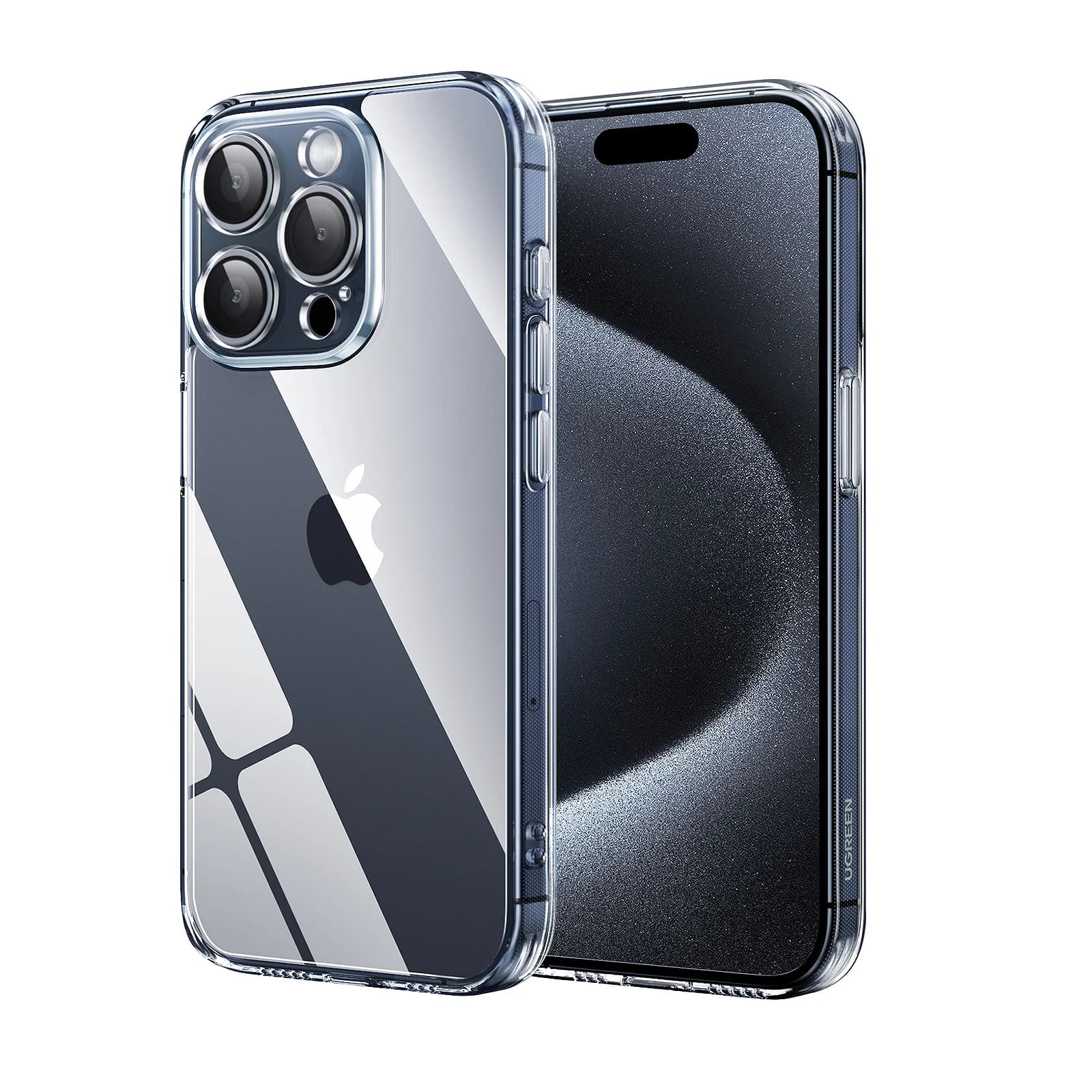 Skaidrus atsparus smūgiams oro pagalvėlių dėklas iPhone