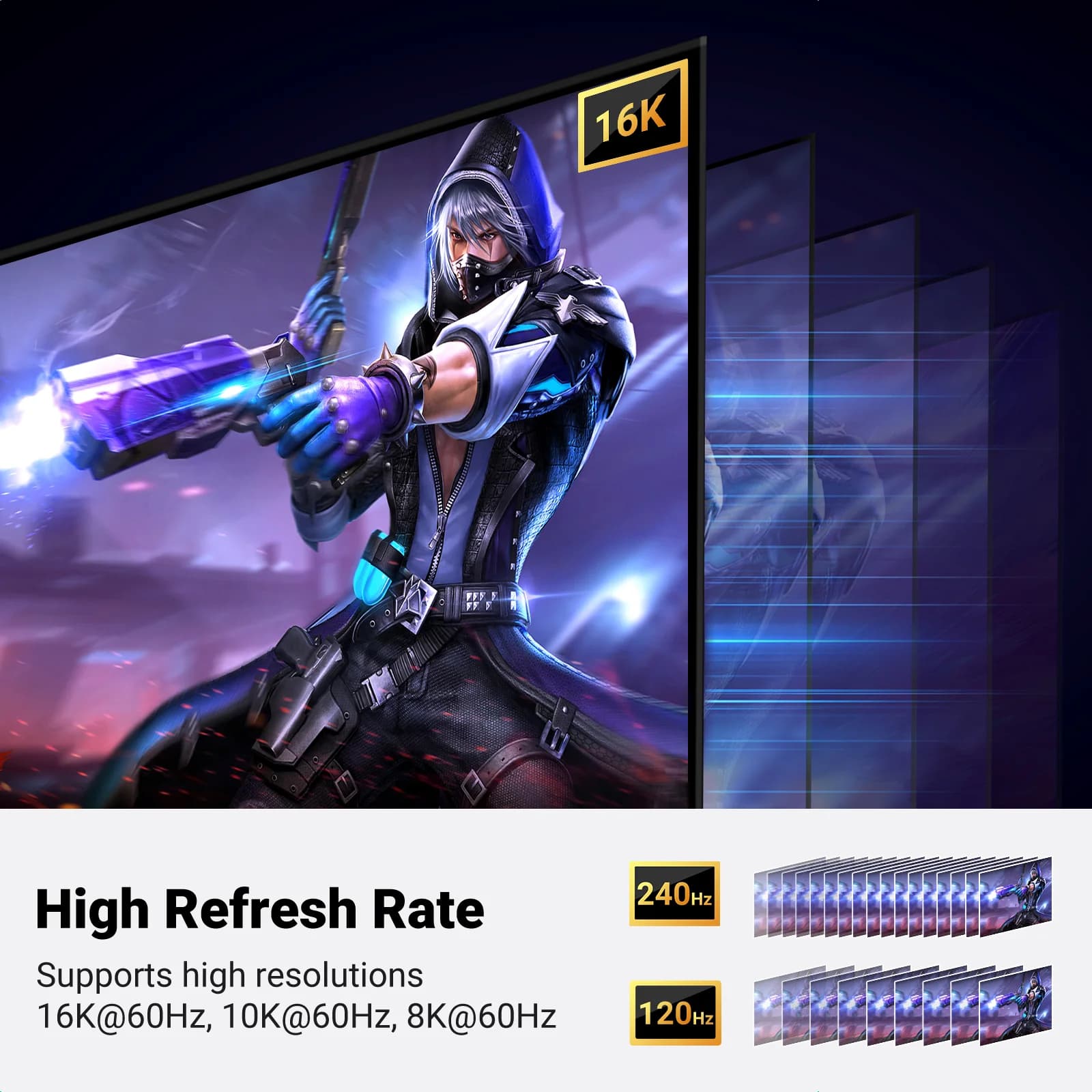 DisplayPort 8K vaizdo laidas