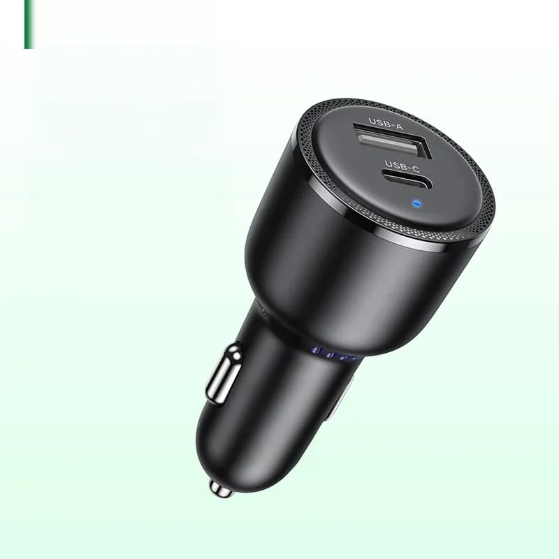 63W USB-C automobilinis įkroviklis su PPS