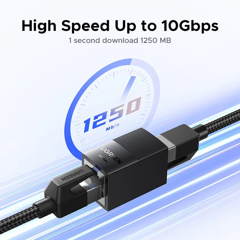 RJ45 Ethernet tinklo pratęsimas, 10Gbps