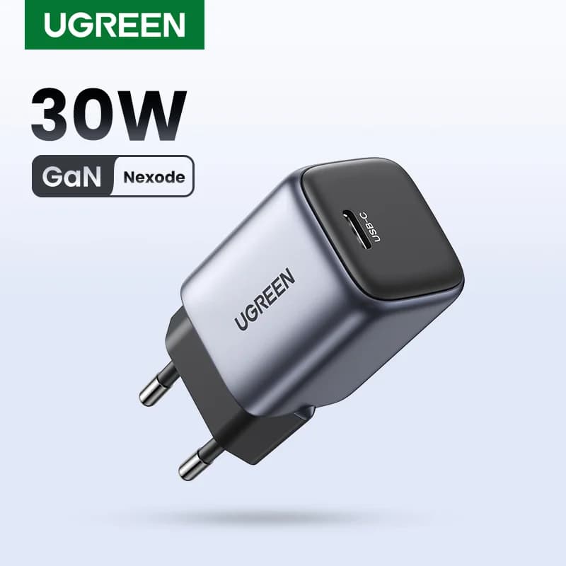 30W GaN greitas įkroviklis su PD3.0 iPhone ir Android telefonams