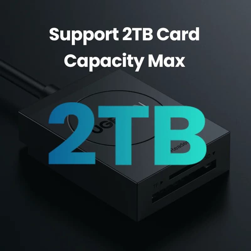 2-in-1 USB 3.0 SD ir MicroSD kortelių skaitytuvas
