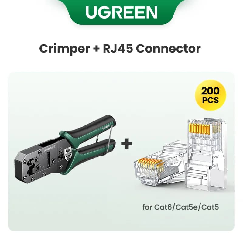 RJ45 obganiavimo įrankis CAT6/7 Ethernet kabeliams