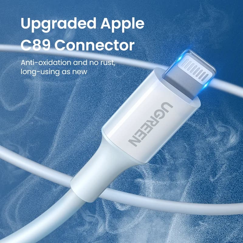 MFi sertifikuotas USB į Lightning greito įkrovimo kabelis