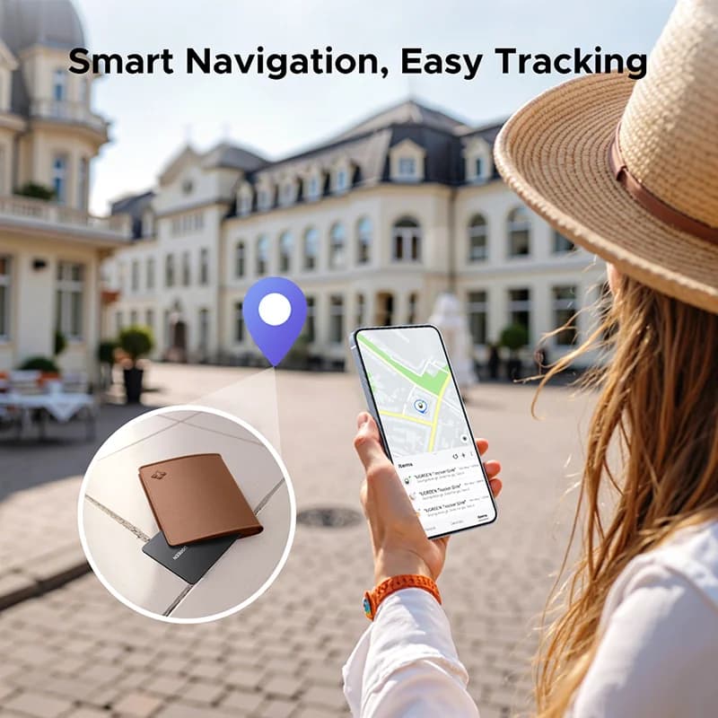 Bluetooth GPS žymuo raktams ir piniginėms