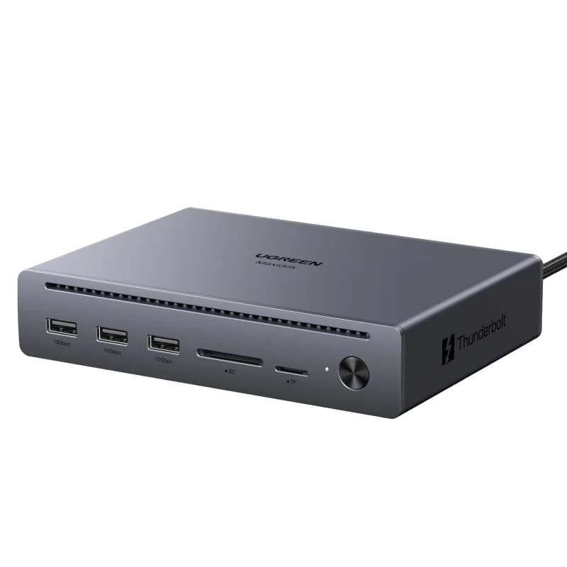 Thunderbolt 5 10-in-1 dokymo stotis su 120Gbps