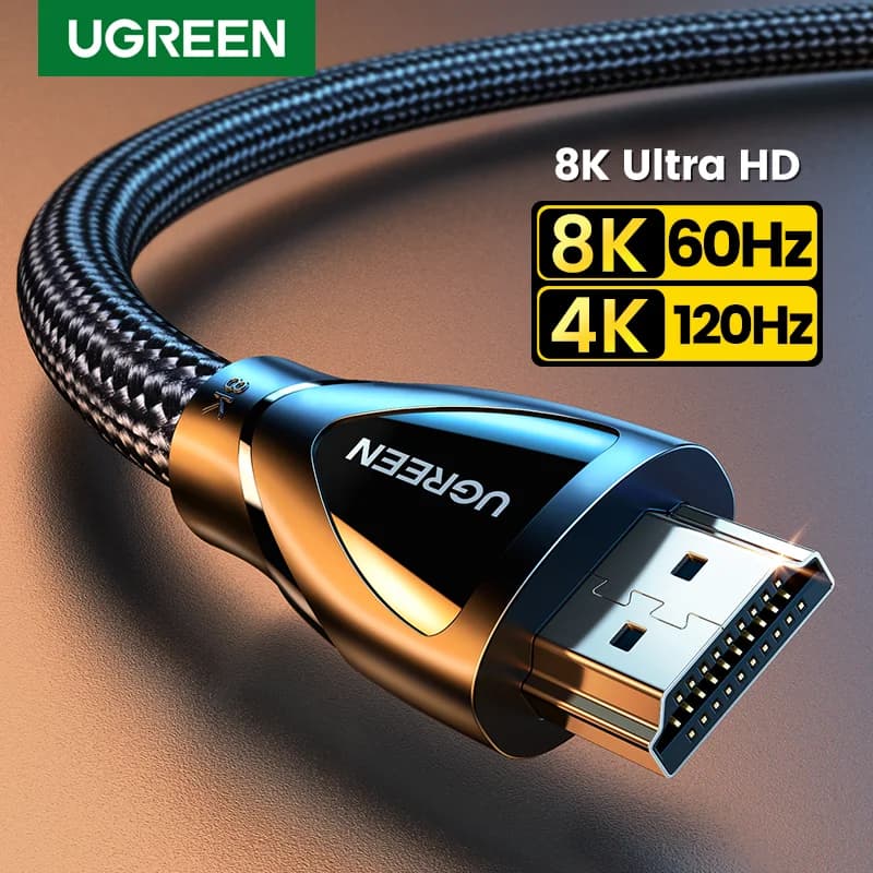 HDMI 2.1 kabelis, palaiko 8K 60Hz ir 4K 120Hz