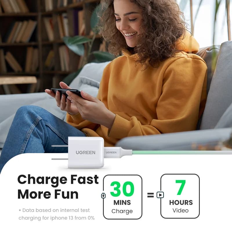 20W USB-C PD Greitas tinklo įkroviklis