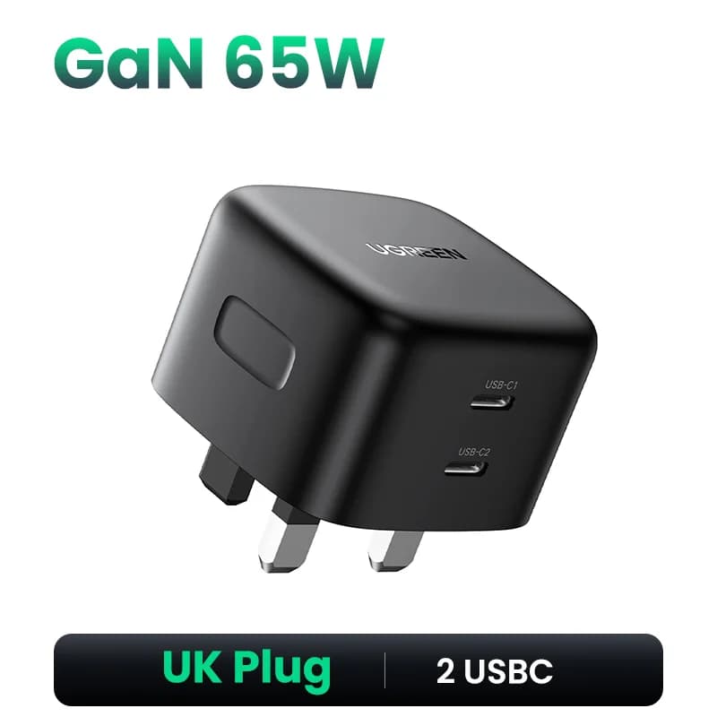 100W GaN USB-C greitisasis įkroviklis, JK kištukas
