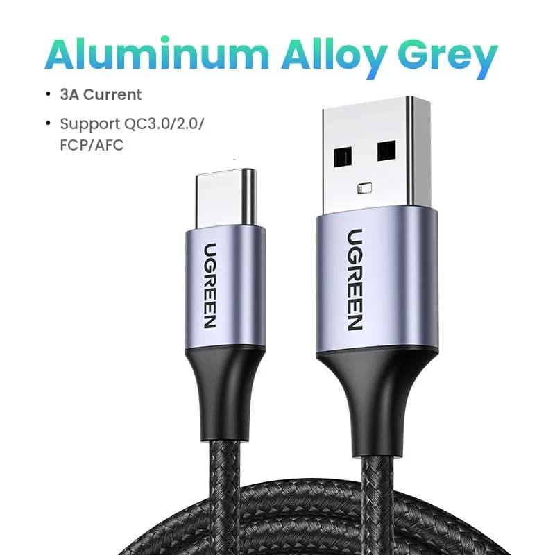USB-C į USB-C laidas, 3A, 0.25-3m