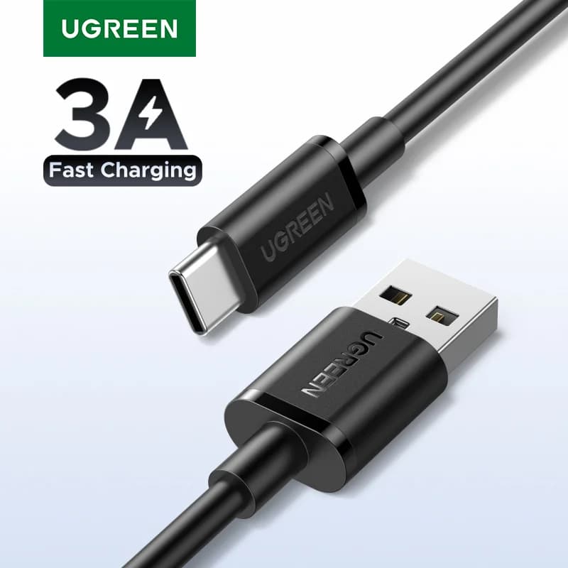 USB-A į USB-C laidas, 3A, 0.25-3m