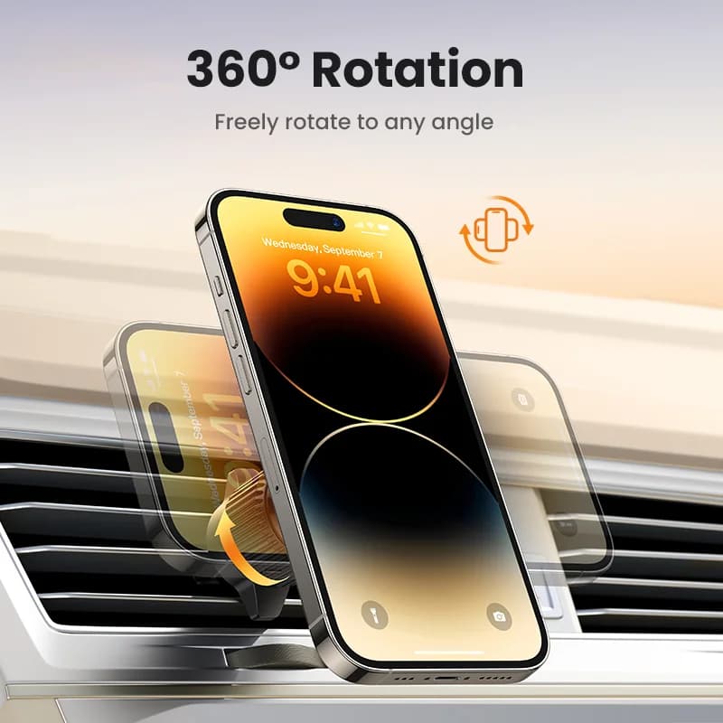 Qi2 magnetinis belaidis automobilinis stovas-kroviklis, 25W