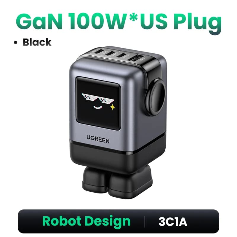 100W GaN USB-C greitis įkroviklis su PPS