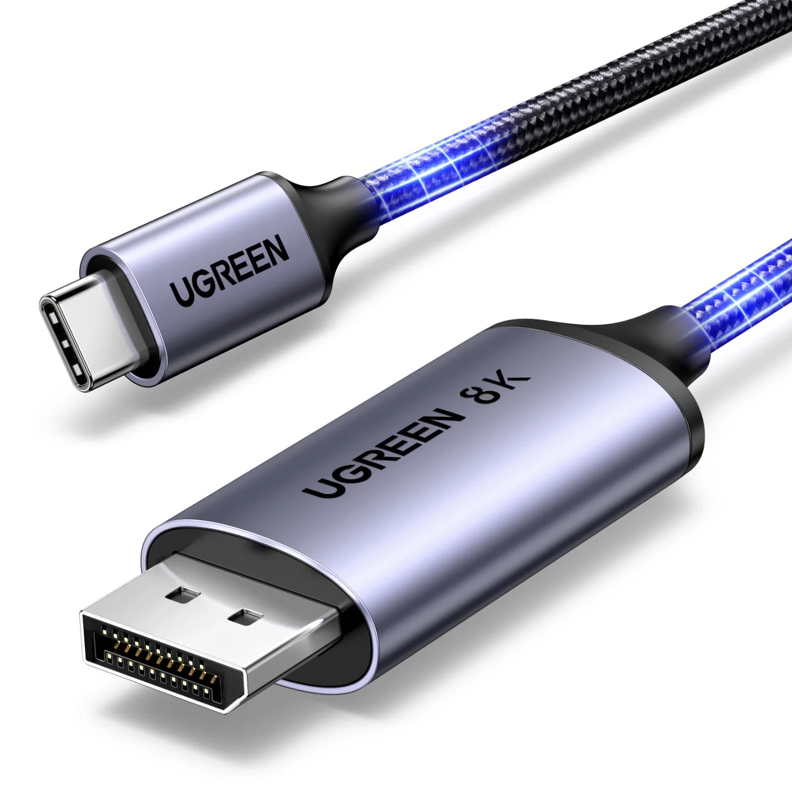 USB-C į DisplayPort 1.4 kabelis 8K raiška