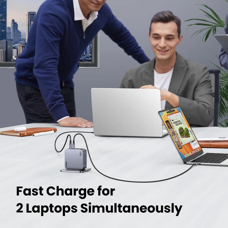 160W GaN USB-C įkroviklis su Korėjos kištuku