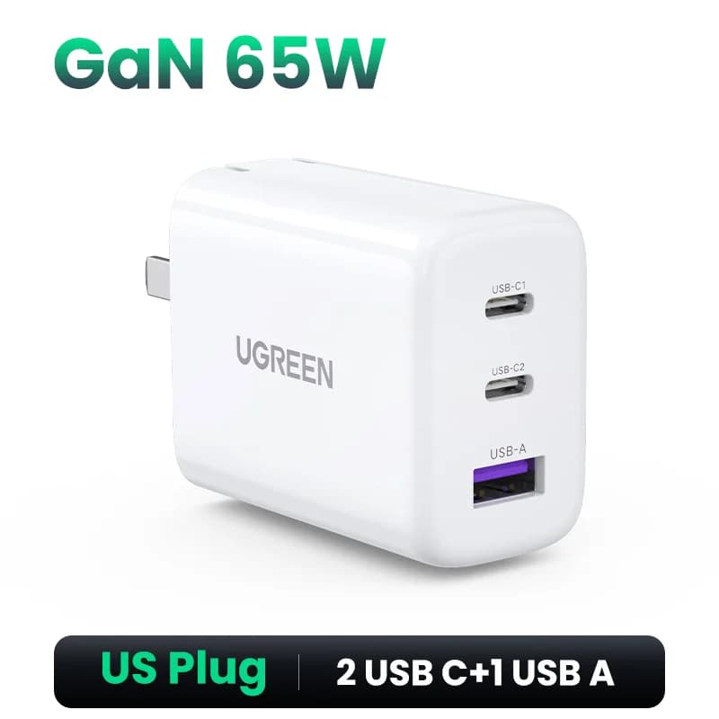 65W USB-C PD greitis įkroviklis