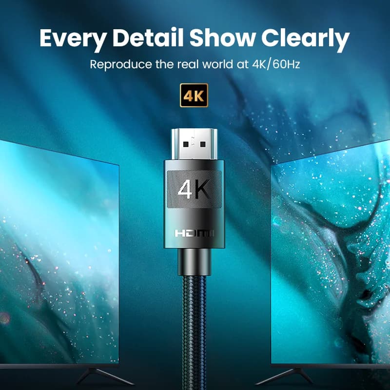 Didelio greičio HDMI 2.0 kabelis 4K 60Hz