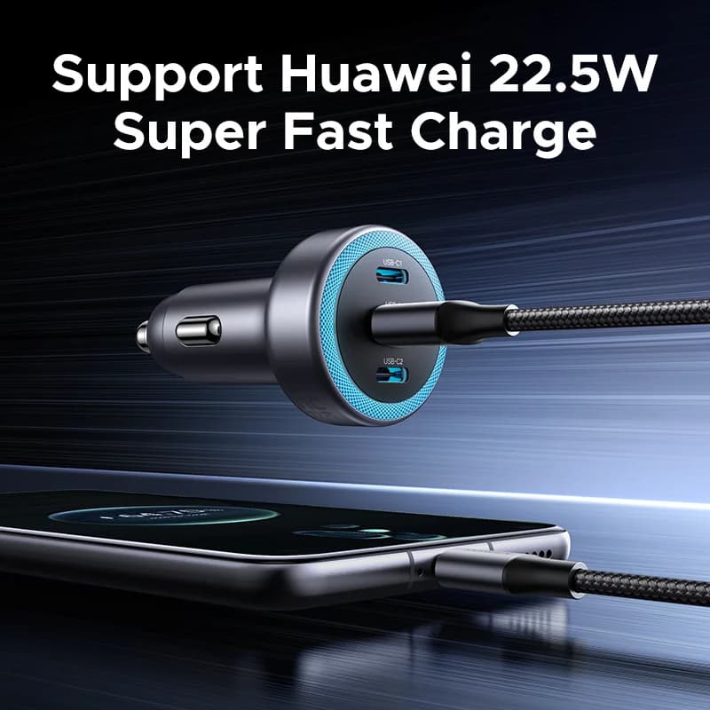 30W USB-C PD automobilinis įkroviklis