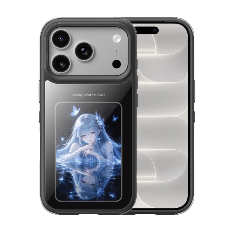E-Ink ekranas magnetinis dėklas iPhone Pro Max