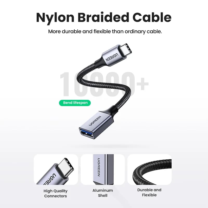 USB-C į USB 3.0 OTG duomenų adapteris