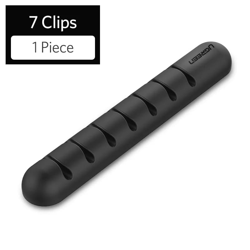 Silikoniniai USB laidų tvarkyklės spaustukai