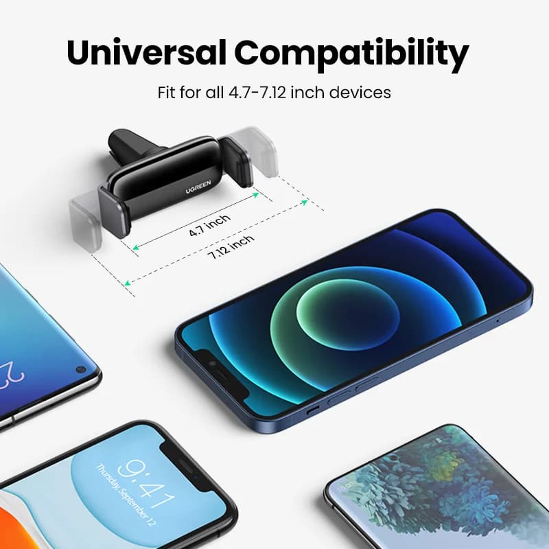 Universalus automobilio oro ventiliatoriaus telefono laikiklis