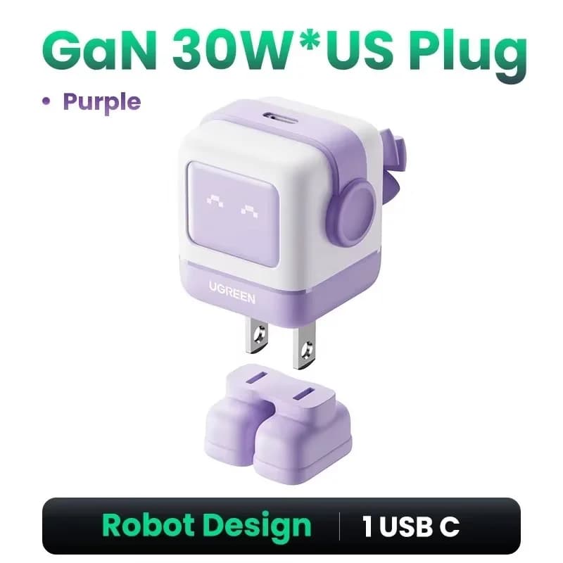 100W GaN USB-C greitis įkroviklis su PPS